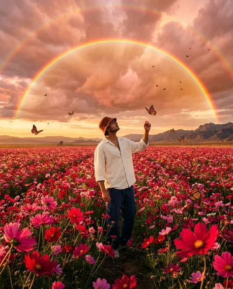 Surreal Flower Field Dreamscape 2