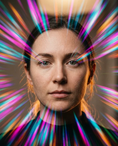 Chromatic Motion-Streak Portrait 1