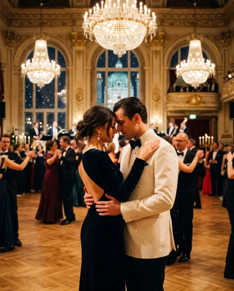 Opulent Ballroom Dance Vintage Romance 1