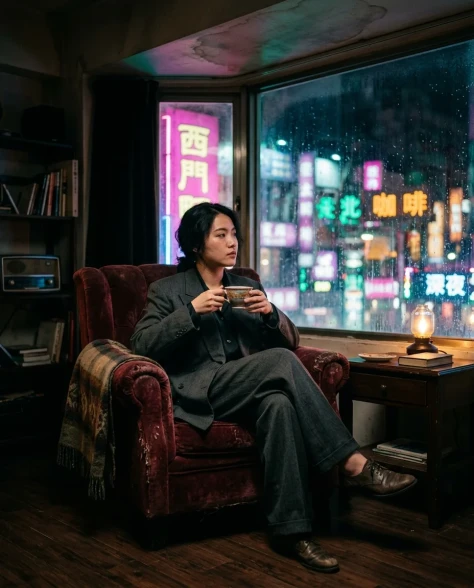 Neo-Noir Window Gazer 3