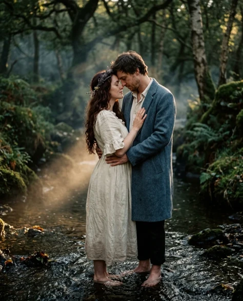 Lovers in a Forest Stream 5