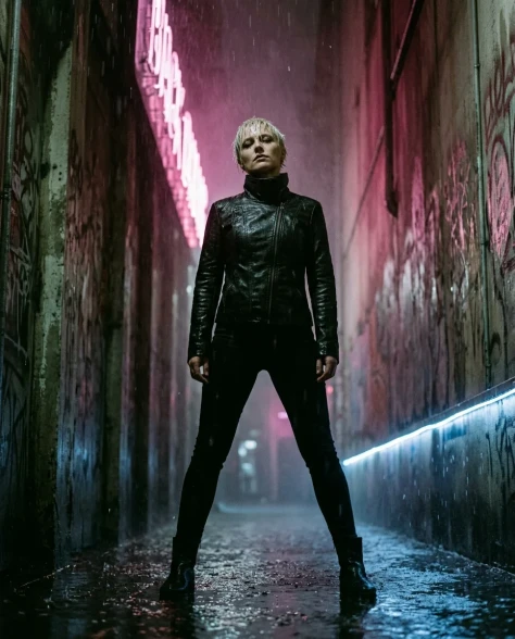 Cyberpunk Alley Close-Up 3