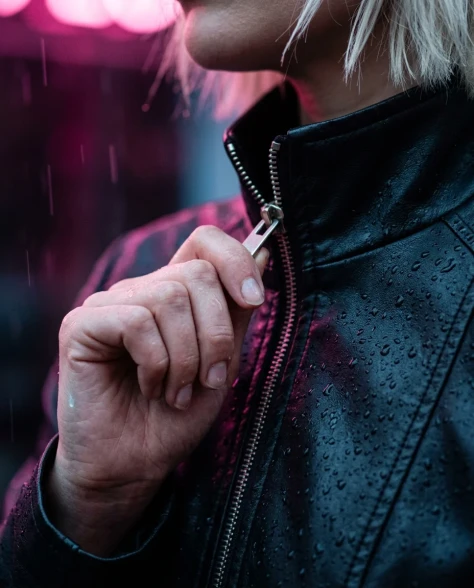 Cyberpunk Alley Close-Up 4