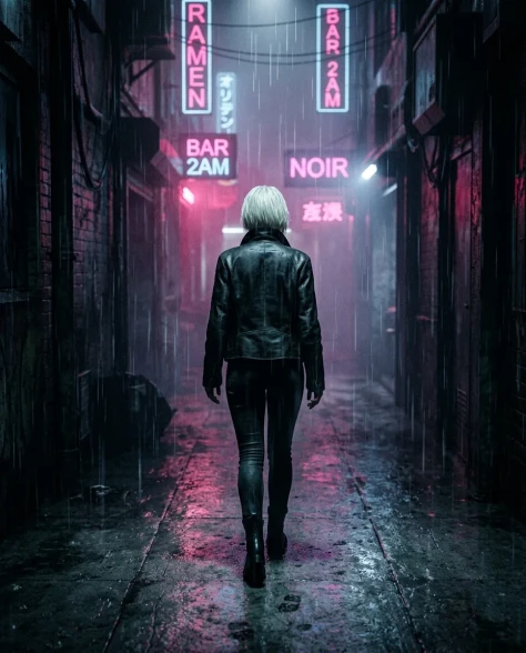 Cyberpunk Alley Close-Up 5