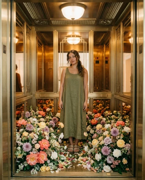 Elevator Flower Surreal 1