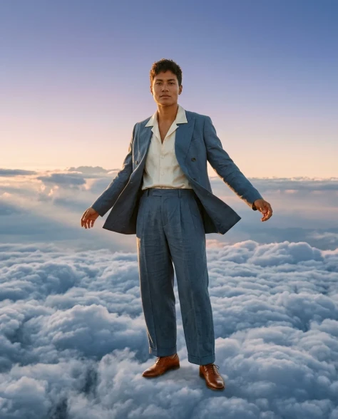 Sitting on Clouds Fashion Portrait 2