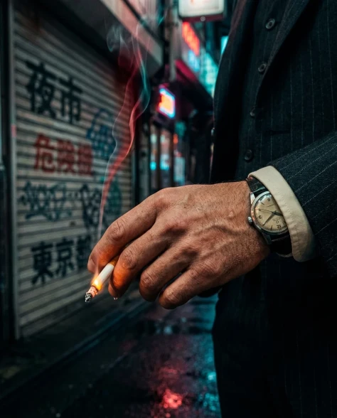 Neo-Noir Elevator & Shutter Diptych 6