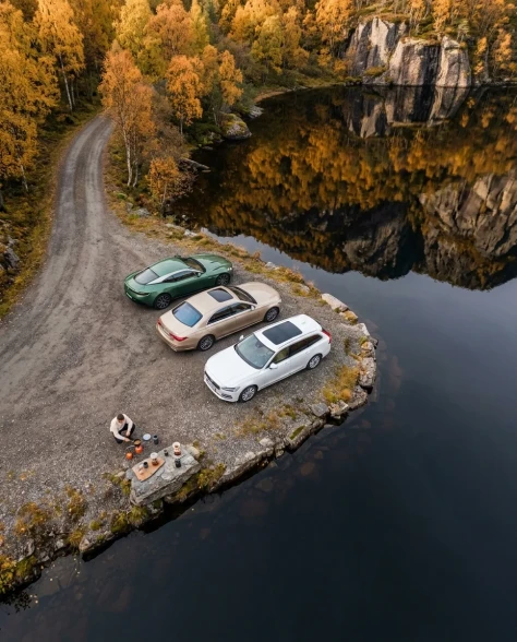 Grand Touring Cars at Misty Norwegian Fjord 6