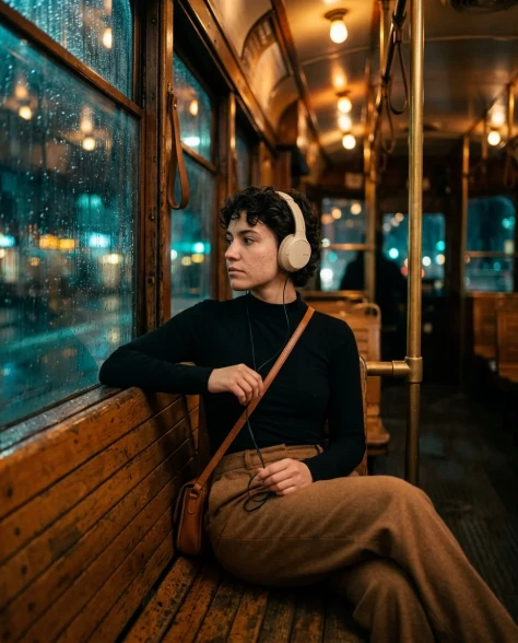 Cinematic Portrait — European Tram Solitude 2