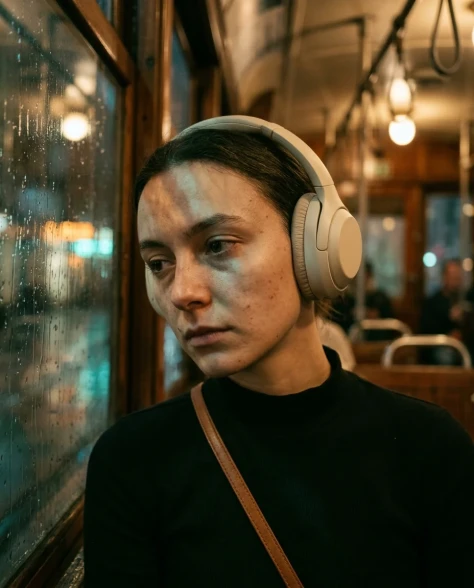 Cinematic Portrait — European Tram Solitude 3