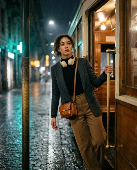 Cinematic Portrait — European Tram Solitude 6
