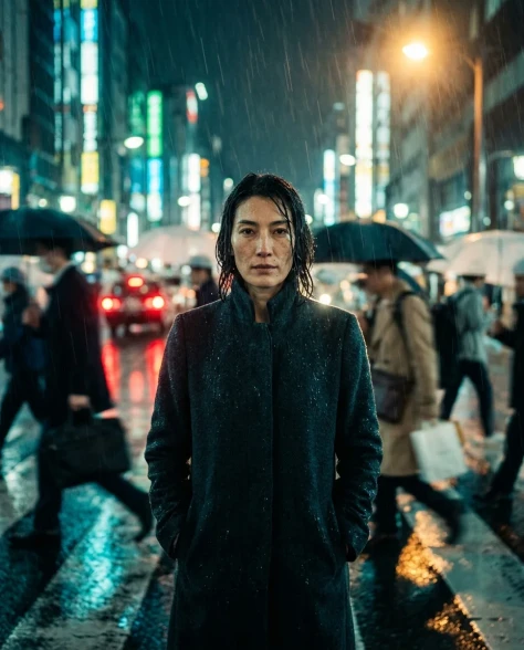 Frozen in Motion — Rainy City Night 1