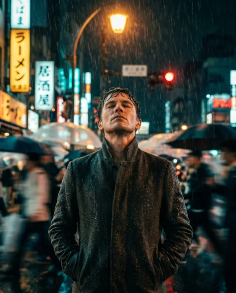 Frozen in Motion — Rainy City Night 7