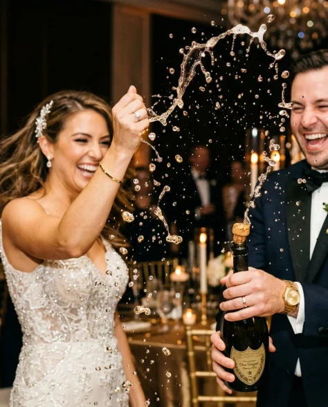 Luxury Champagne Celebration Wedding Campaign 2