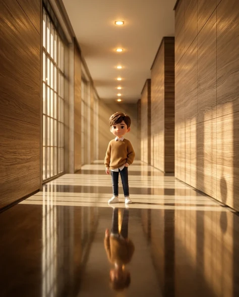 Chibi Boy in Luxurious Modern Loft — 3D CGI Portrait 7