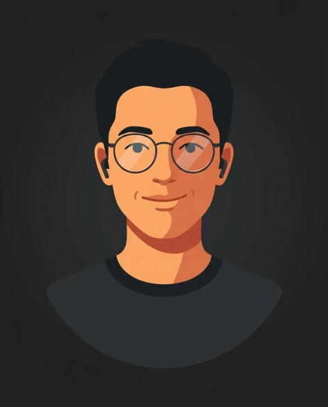 Cinematic Vector Fashion-Editorial Portrait for UI Identity 1