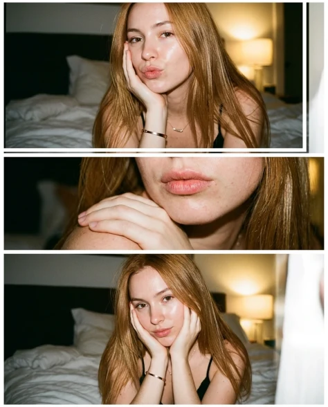 Three-Frame Vertical Flash Photography Collage 2
