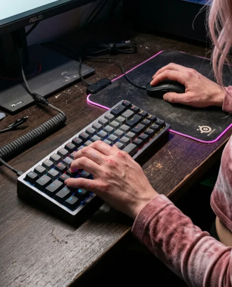 Ultra-Photorealistic Gamer Portrait in RGB-Lit Setup 5