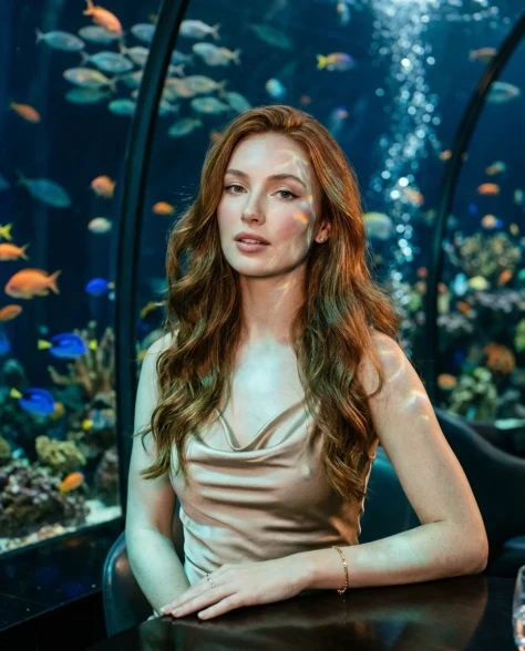 Luxury Underwater Aquarium Lounge Portrait 3
