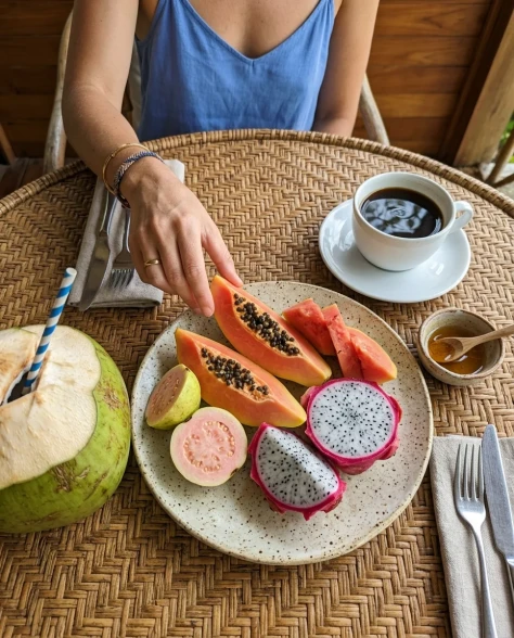 Casual Smartphone Vacation Breakfast Portrait 2