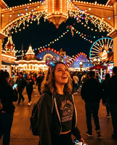 Theme Park Day — 3x3 Candid Smartphone Grid 4