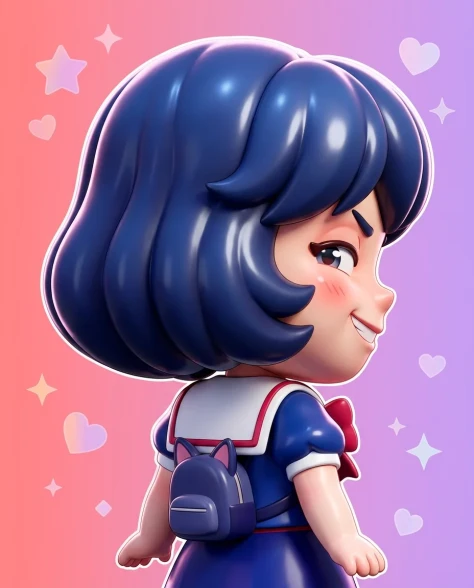 3D Chibi Character Transformation from Reference 3