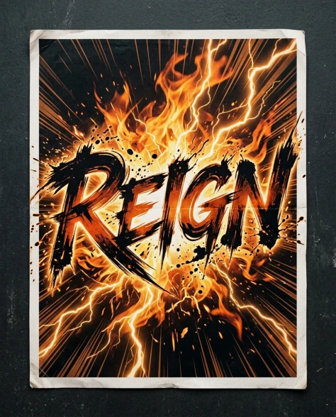 Battle Anime Style Brushstroke Title Logo 1