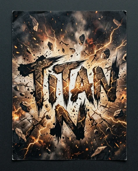Battle Anime Style Brushstroke Title Logo 4