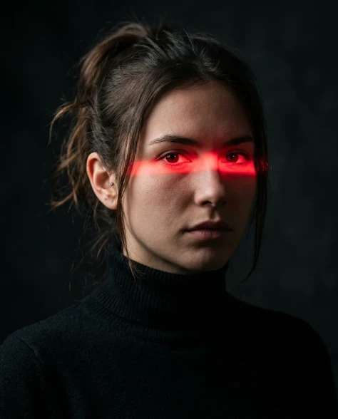 Cinematic Cyberpunk Neon Portrait Pair 2