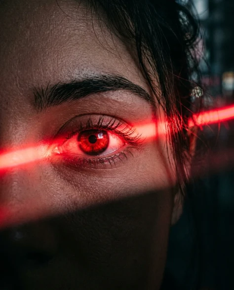 Cinematic Cyberpunk Neon Portrait Pair 5