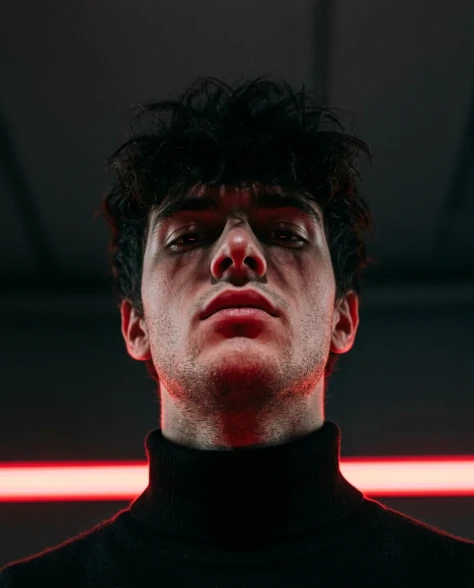 Cinematic Cyberpunk Neon Portrait Pair 6
