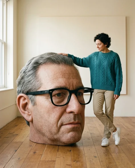 Surreal Conceptual Portrait with Scale Distortion 6