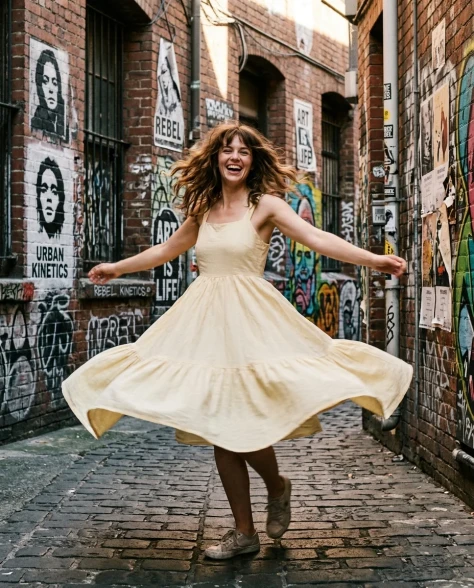 Urban Street Portrait with Stencil Graffiti Backdrop 7