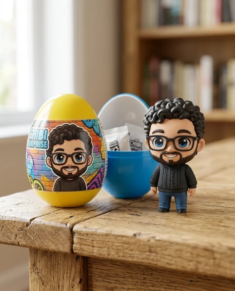 Surprise Egg Collectible Figurine Product Photography 1