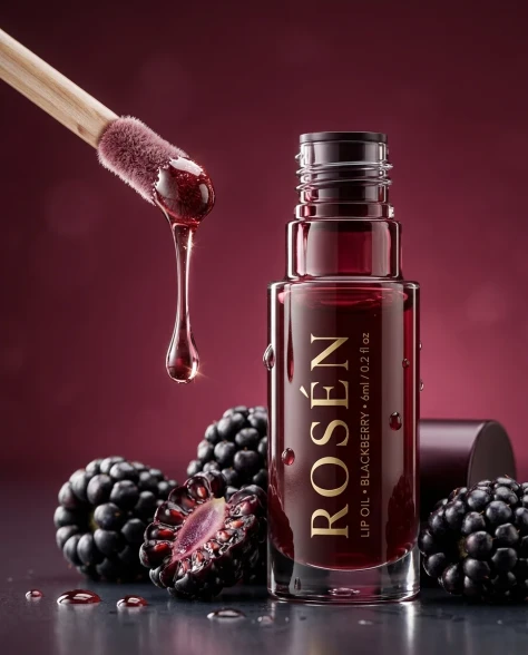 Luxury Lip Oil Beauty Product Photography 1