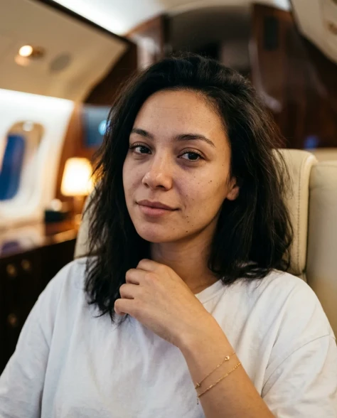 Luxury Private Jet Cabin Lifestyle Portrait 3