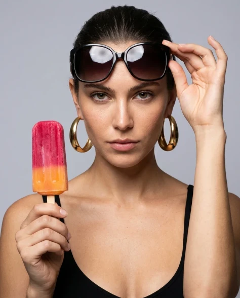 High-Fashion Beauty Close-Up Portrait with Treat 6
