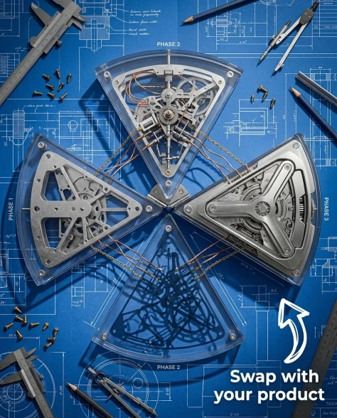 Kinetic Blueprint Machine Deconstruction Diorama 3