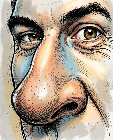Masterpiece Editorial Caricature Illustration 4