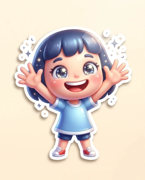 3D Animated Studio Style Avatar Sticker Sheet 2