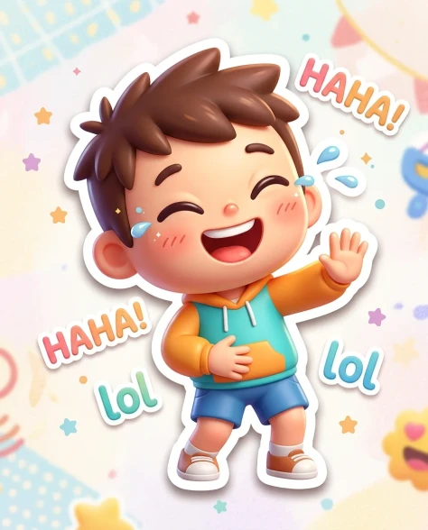 3D Animated Studio Style Avatar Sticker Sheet 5