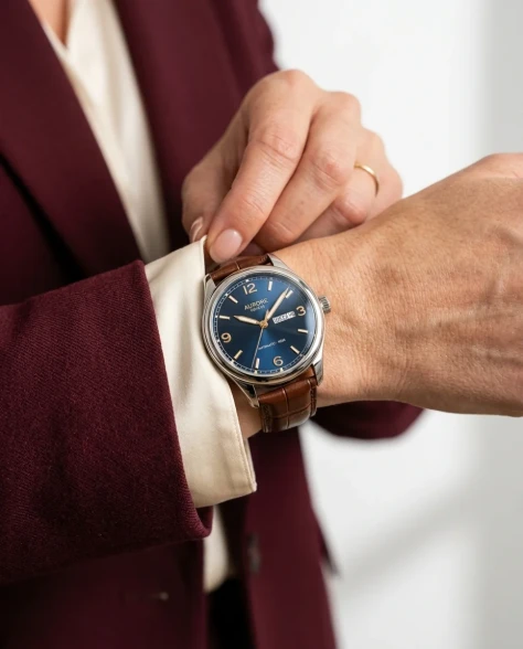 Low-Angle Fashion Campaign with Luxury Watch 4