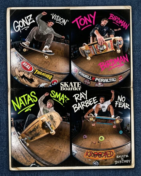 90s Skate Magazine Freeze-Frame Diorama Grid 1