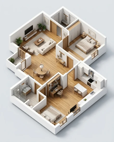Modern Minimalist Interior Design Presentation Board 5