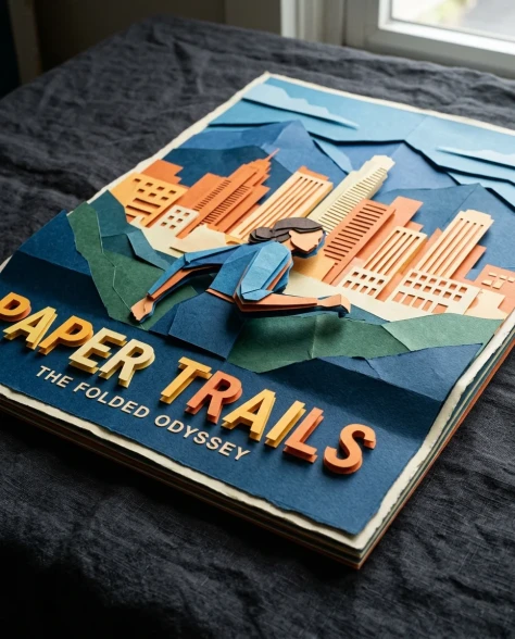 Origami Paper Craft Movie Poster Transformation 5
