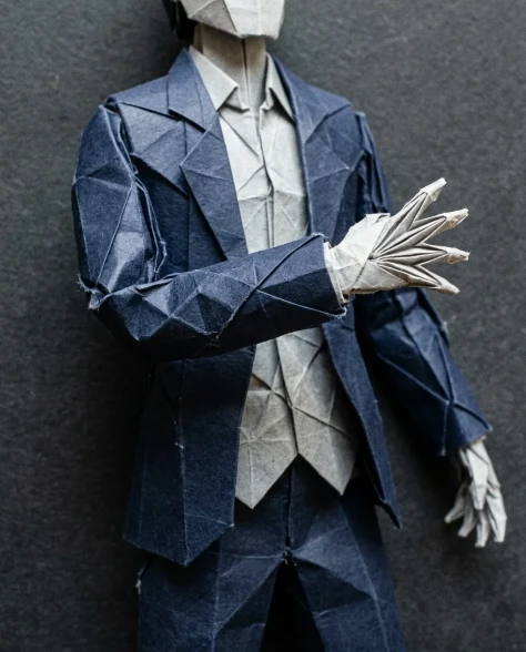 Origami Paper Craft Movie Poster Transformation 6