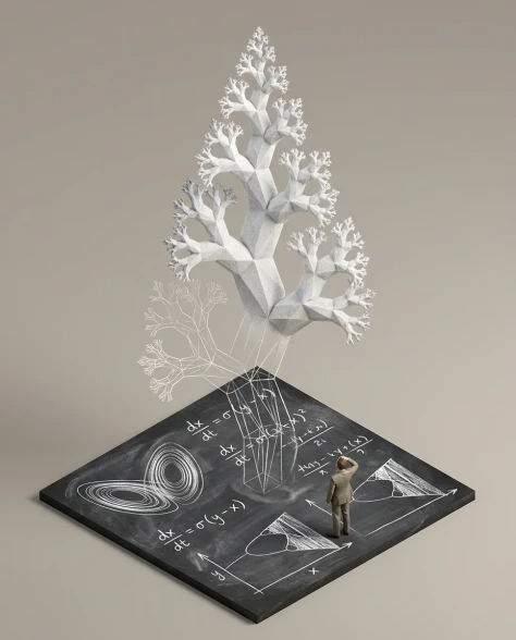 Scientific Theory as 3D Isometric Sculpture 2