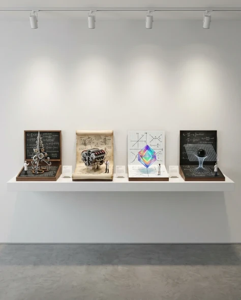 Scientific Theory as 3D Isometric Sculpture 7
