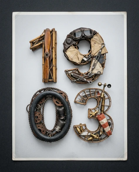 3D Typographic Sculptures of Historical Inventions 4