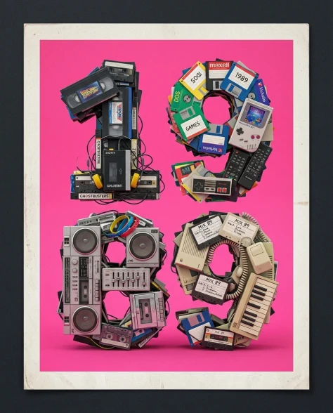 3D Typographic Sculptures of Historical Inventions 6